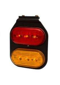 FARO 1033E-FL2-RA JGO.- ELECTRONICO ROJO - AMBAR FLEX. DOBLE BAIMIL