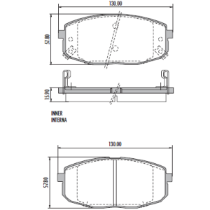 PASTILLA FRENO Hyundai i30,KIA Cerato FRAS-LE