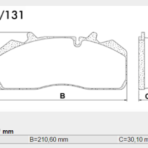 PASTILLA FRENO VOLVO VM-17/23 FRAS-LE