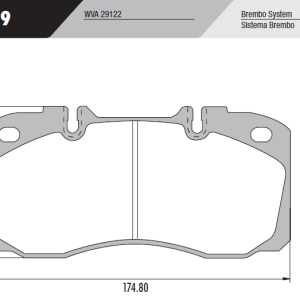 PASTILLA FRENO IVECO: DAILY 70C16 - Eurocargo