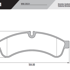 PASTILLA FRENO IVECO: DAILY III (2006/…) - 70C16 (2013/…)