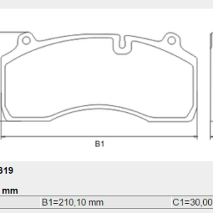 PASTILLA FRENO RENAULT MIDLUM DEL/TRAS. S/AMIANTO FRAS-LE