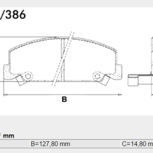 PASTILLA FRENO S/AMIANTO FRAS-LE