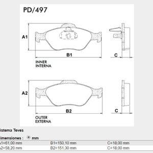 PASTILLA FRENO FORD ECOSPORT-FIESTA FRAS-LE