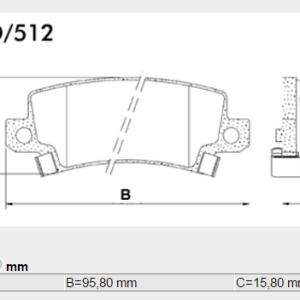 PASTILLA FRENO TOYOTA COROLLA S/AMIANTO FRAS-LE
