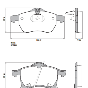 PASTILLA FRENO CHEVROLET ASTRA