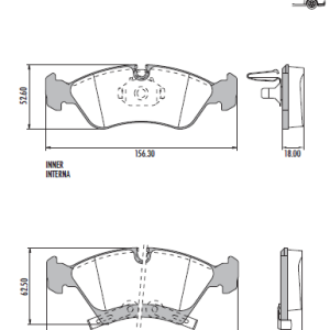 PASTILLA FRENO CHEVROLET MERIVA FRAS-LE