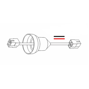CAPUCHON C/CHICOTE UNIPOLAR P/ 1800