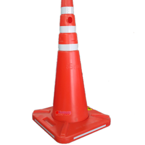 CONO SEGURIDAD DE 65 CM. RIGIDO C/ REFLECTIVO