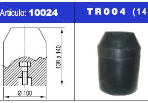 NEUMACARG TACO REBOTE FUELLE SUSP.NEUM. 140 mm