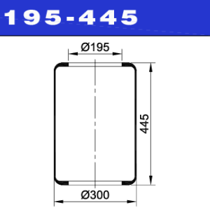 NEUMACARG FUELLE S.NEUM.NRO.T300-195-445 (32-435) (01-0310)