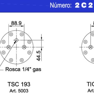 NEUMACARG CONJ. 2C20-230.2 T2 ( 2+2  3/8)