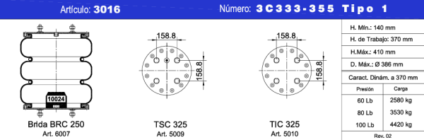 NEUMACARG CONJ. 3C333-355  T-1 4T (33L)