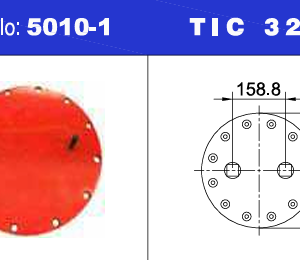 NEUMACARG TAPA INF (33) ESPARRAGO 1/2 160mm BOERO