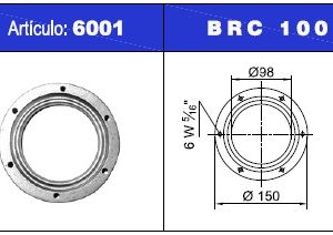 NEUMACARG BRIDA ALUMINIO BRC100 FUELLE 18
