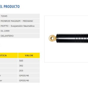 AMORTIG.SUSP.NEUM.PIOTTO / BOERO 72045 / 72065
