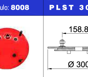 NEUMACARG TAPA SUP. FUELLE T300 4-TORN
