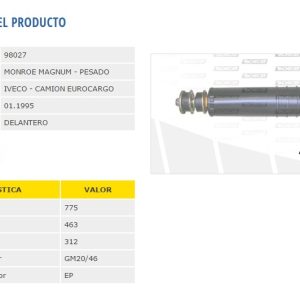 AMORTIG.FIAT IVECO EUROCARGO US DEL