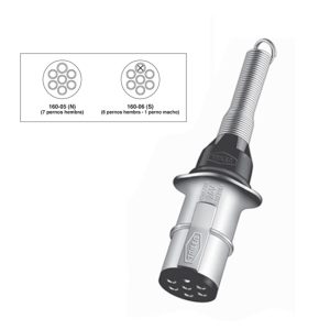 ENCHUFE ELECTRICO DE 7 PUNTOS (6H-1M) TRILER