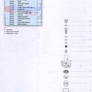 REPUESTO:TOTAL DESCARGA RAPIDA C/INTERRUP.