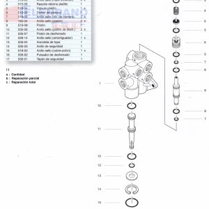 REPUESTO:PARCIAL P/PULSADOR DESFRENADO TRILER