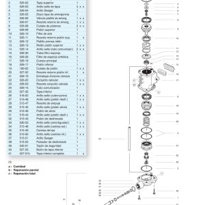 REPUESTO:TOTAL DE LA VALVULA TRILER